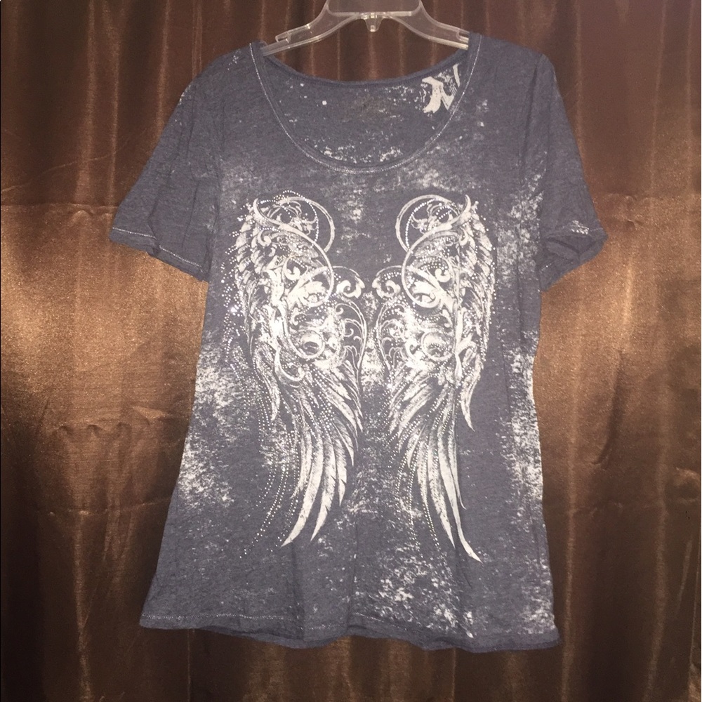 Short sleeve tshirt blouse